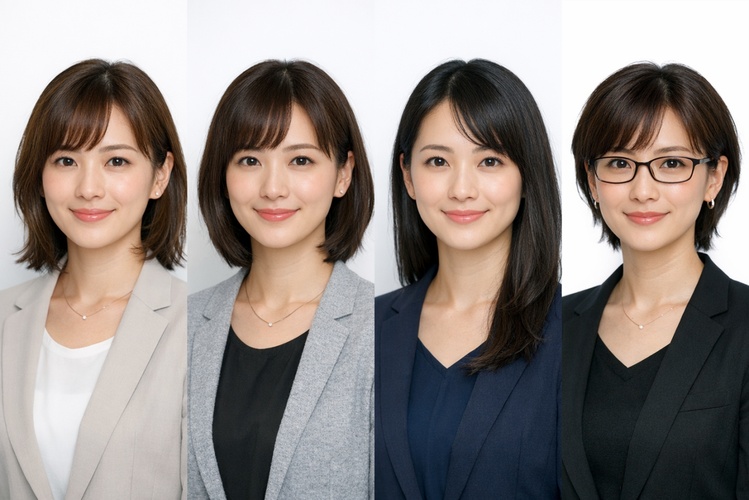 転職 証明 写真 服装 女性