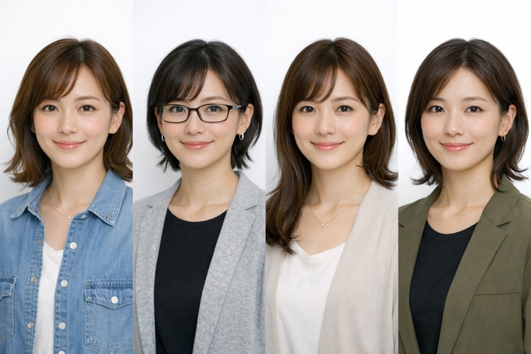 転職 証明 写真 服装 女性