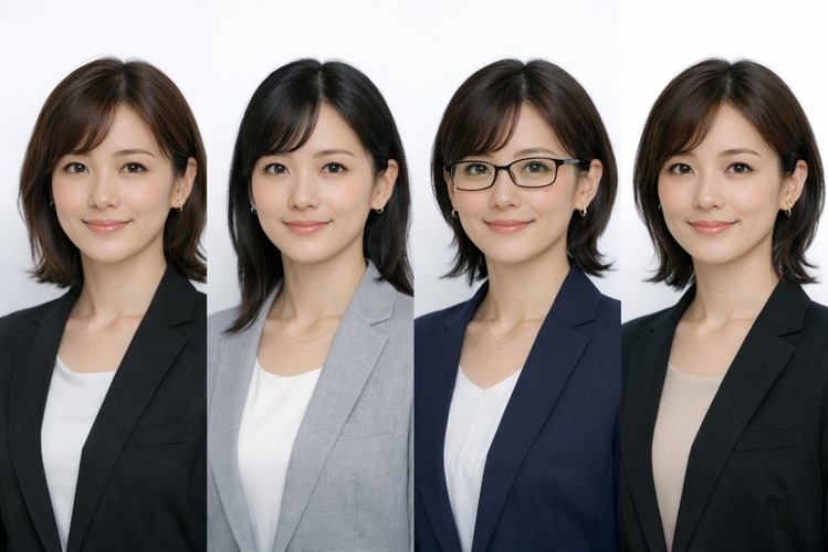 転職 証明 写真 服装 女性