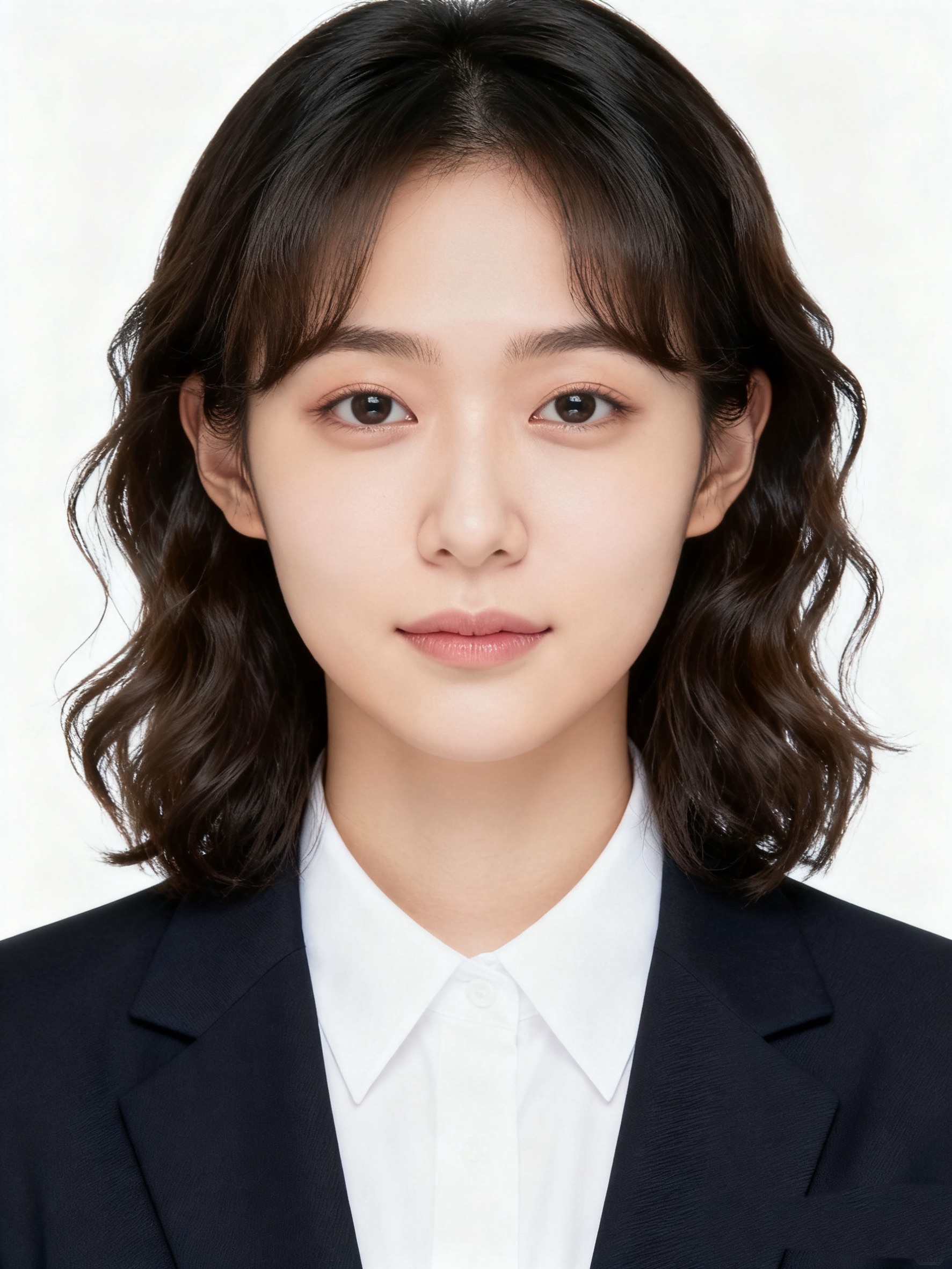 女生證件照髮型 自然短髮示範