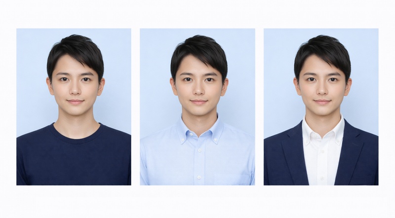 パスポート 写真 服装
