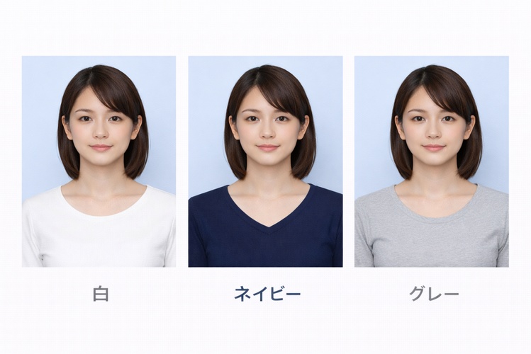 パスポート 写真 服装