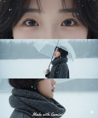 Gemini雪景色加工