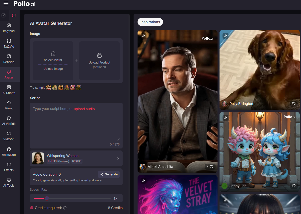 Vidnoz AI 照片變動畫 免費工具