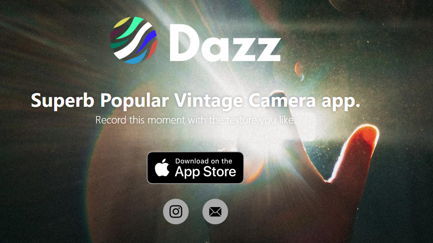 昔の写真風加工 Dazz