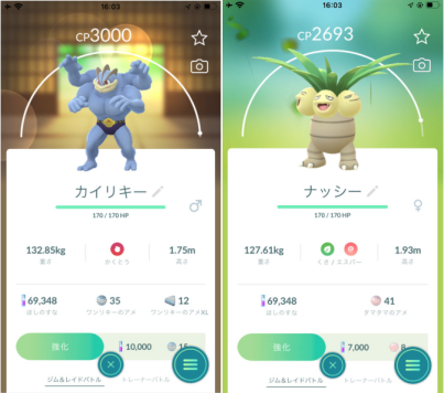 ポケモンGO 相性システム