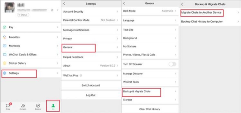 iphone機種変更でWeChatトーク履歴を引き継ぐ
