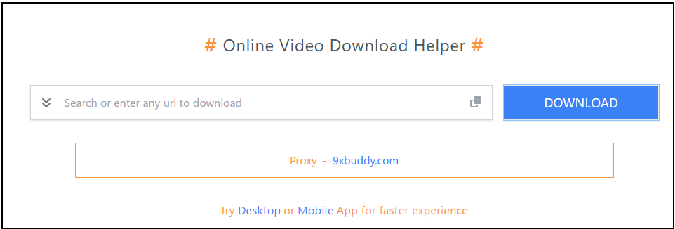 YouTube動画保存サイト9xbuddy