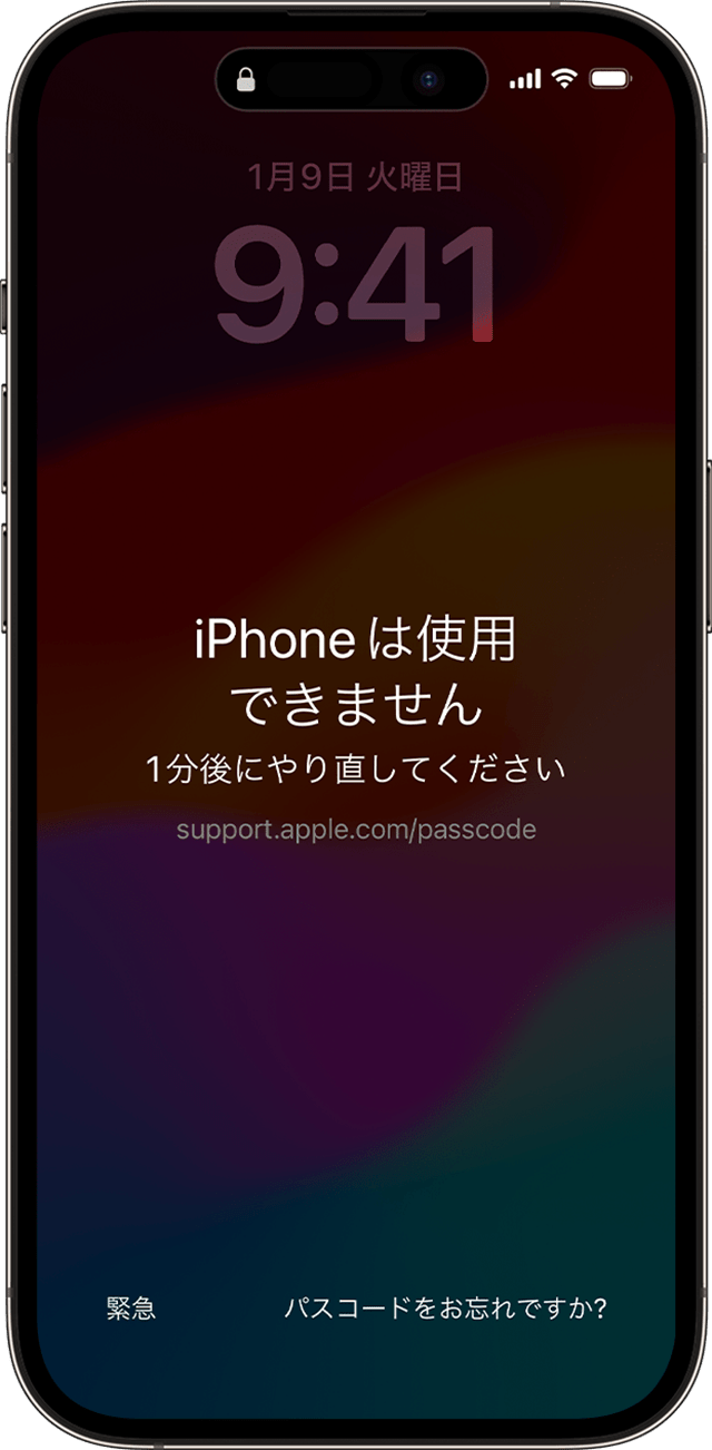 iPhoneは使用できません